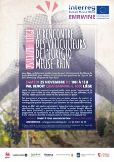INTERREG 5 - Evènement de clôture du projet EMR WINE - 25 novembre 2023 - Val-Benoît Liège (Belgique)